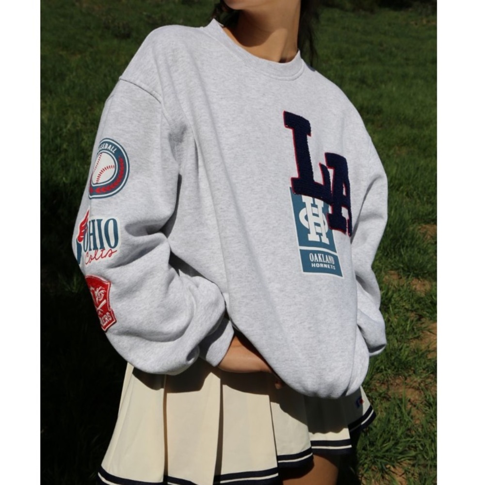 LA Patch Crew Neck Sweatshirt